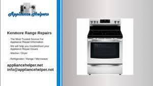 If you open the door and look at the top left of the front of the oven, there's a simple switch that is depressed whenever the door is closed. Kenmore Range Repairs Appliance Helpers