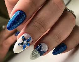 Modele ongle gel deco noel 51 6. Modele Ongle Gel Pour L Hiver 2019 2020 Zoom Sur Les Tendances