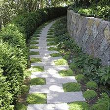Easy Garden Path To Diy Interplant With Creeping Herb Varieties For A Scented Pathway Stroll Garden Paths Traditional Landscape Garden Pathway