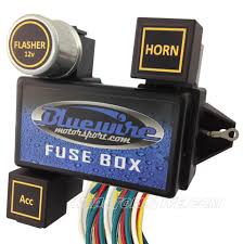 Relays are used when you need to switch higher currents than a switch can. Bluewire Automotive Universal 12 Circuit Fuse Block Short Harness Flash Relay Horn Relay A