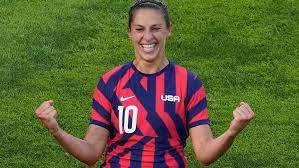 United states midfielder carli lloyd after scoring a goal against japan in the first half of the 2015 women's world cup final. Carli Lloyd Stands Us Women S Soccer Teammates Kneel Before Bronze Medal Match Fox News