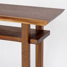 Custom Furniture Narrow End Table Small Entry Table Mid Century Modern Wood Table Wood Furniture Handmade In The Narrow Table Small Accent Tables Furniture