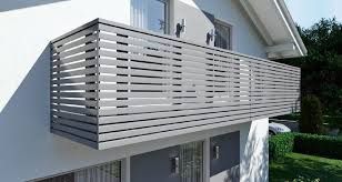 Balkongelander Aus Aluminium Modell Alu Select Merida Alu Aluminium Aus Balkongelander Apartment Balcony Decorating Balcony Railing Design Railing Design
