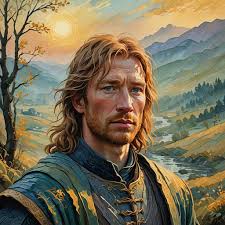 Faramir in Tolkien's The Lord of the Rings books is a character of  remarkable nobility and wisdom, a shining example of moral strength. Unlike  his brother Boromir, who succumbs to the allure