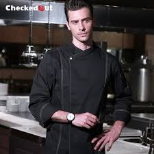 Five Star Hotel Chief Chef Coat Uniform Tianex Chef Coat Chef Jackets Men Chef Uniform