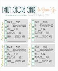 Roommate Chore Chart Template Fresh 40 Free Charts