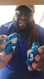 Matthew in The Kitchen Monster Cookies