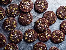 Chocolate Pistachio Sables Chocolate Pistachio Sables Recipe Epicurious Com Pistachio Cookies Easy Cookie Recipes Pistachio
