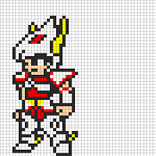 saint seya pegasus by arcanjulio on kandi patterns pixel art pattern grid coloriage de la reine des glaces