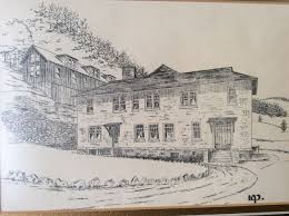 Line Rendering Of Hospital Hill Photo Taken Of Photo Fns Hyden Ky 2014 Photo Taken By Brad Smith Franklin Wi Appalachia History Hospital Hill