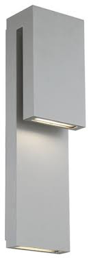 Modern forms dawn single light 16 tall integrated led outdoor wall sconce. Modern Forms Double Down Led Outdoor Wall Sconce Modern Outdoor Wall Lights And Sconces By Modern Forms Houzz
