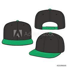 Snapback Cap Fashion Flat Vector Mockup Design Buy This Stock Vector And Explore Similar Vectors At Adobe Stock A Snapback Cap Fashion Mockup Design Design