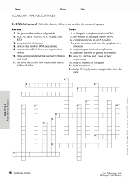 Protein synthesis crossword study flashcards on holt modern biology, chapter 10 dna, rna, and protein. Somatic Cell Egg Genotype Gamete Polar Body Phenotype Homologous Chromosome Trait Dominant Autosome Genetics Recessive Pdf Free Download