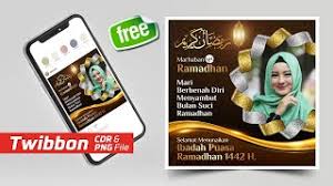 Ketika anda menggunakan twibbon ini, maka akan menambah dan memeriahkan kedatangan bulan yang penuh. Tutorial Membuat Desain Twibbon Ramadhan 1442 H Edukasigrafis Youtube
