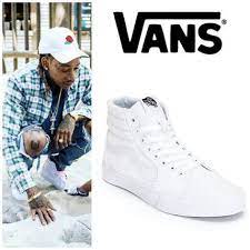 wiz khalifa愛用 日本未入荷 vans sk8 hi skate shoes スケート靴 スニーカー カッ