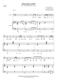 Die seite verlinkt auf andere… für unsere kirchliche trauung bin ich auf der suche nach den klaviernoten/orgelnoten für das hallelujah (leonard cohen). Hallelujah Noten Und Liedtekst Bass Schlussel Fur Gesang Mit Begleitung Playyournotes
