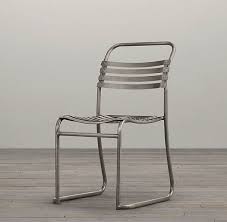 1930s Belgian Stacking Metal Chair Metal Chairs Restoration Hardware Metal Side Chair Restoration Hardware Dining Chairs Metal Chairs