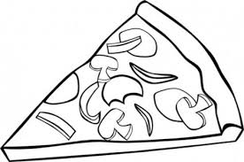Black And White Orange Slice Best Pizza Clipart Black And White 6386 Clipartion Com Pizza Coloring Page Food Coloring Pages Pizza Slice
