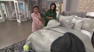 Wide range of platform bedroom set and other furniture with free shipping. Inspire Me Home Decor Comforter Set With 3 Piece Pillows On Qvc Youtube