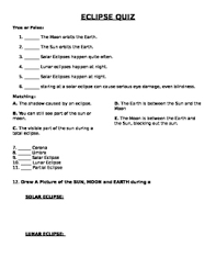 Read on for some hilarious trivia questions that will make your brain and your funny bone work overtime. Eclipses Quiz Worksheets Teaching Resources Teachers Pay Teachers