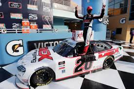 After efforts to wait out the weather nascar veteran mike wallace and owner/driver josh reaume, who received indefinite richard childress racing's nascar xfinity driver myatt snider won his first series race in overtime. Earnhardt Returns Burton Wins Xfinity Race At Homestead Sports Tylerpaper Com