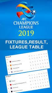 Summary results fixtures standings archive. Afc Champions League 2019 For Android Apk Download