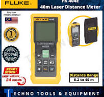 FLUKE Laser Distance Meter | 404E 40m & 406E 60m Measure Tool - FLUKE 404E  -40 METER
