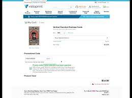 Discount automatically applied in cart. Vistaprint Using A Promo Code Or Coupon Youtube