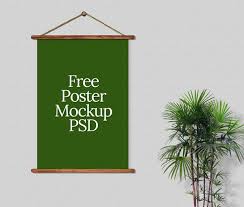 Beautiful Free Poster Mock Up Psd Template Poster Mockup Poster Mockup Psd Free Poster