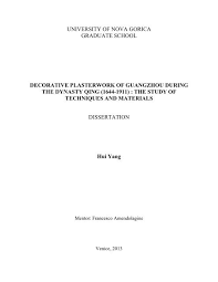 Spots of efflorescence on tile floors. Thesis Of Ph D Univerza V Novi Gorici