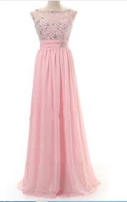 Pink Long Prom Dresses Chiffon Prom Gowns Pink Prom Dresses 2018 Beaded Party Dresses Beaded Party Dress Prom Dresses Long Pink Dresses