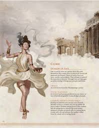 Cleric Domain Of Fate Arkadia The Greek Setting For 5e Dungeons And Dragons Cleric Dnd Cleric Cleric Domains
