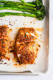 Parmesan Baked Cod An Easy Healthy Delicious Seafood Dinner Recipe Crusted Cod Recipe Delicious Seafood Dinners Seafood Dinner