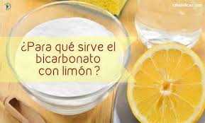 Para Que Sirve El Limon Con Bicarbonato Food Medicine Salt