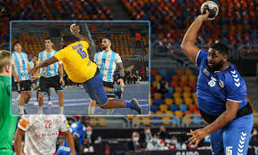 Den spielplan mit ergebnissen, wo. Handball Kongolese Mvumbi Verblufft Die Szene Handball Vol At