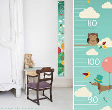 free printable growth chart for kids up to 140 cm designed