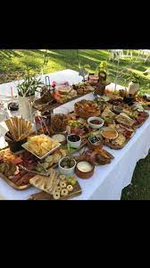Finger foods are ideal for gatherings such as engagement parties, weddings, showers, birthday parties. Engagement Party Platter Party Food Buffet Buffet Food Engagement Party Recipes