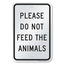 Check spelling or type a new query. Smartsign 18 X 12 Inch Please Do Not Feed The Animals Metal Sign 63 Mil Laminated Rustproof Aluminum Black And White Buy Online In Antigua And Barbuda At Antigua Desertcart Com Productid 25512990