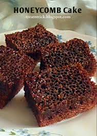 Sedap kek lapis asam manis. Treat Trick Honeycomb Cake Kek Sarang Semut