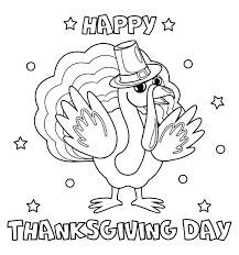 Happy thanksgiving turkey coloring pages. 4 Best Happy Thanksgiving Turkey Coloring Page Printables Printablee Com