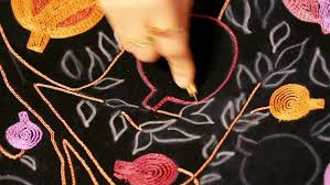 Maybe you've placed the embroidery in the wrong place or it is flawed, or the design or color is terrible. Embroidery Art Hook Embroidery Motifs Are Stock Footage Video 100 Royalty Free 27621808 Shutterstock