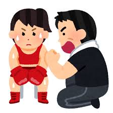 ボクサーとセコンドのイラスト（女性） | かわいいフリー素材集 いらすとや