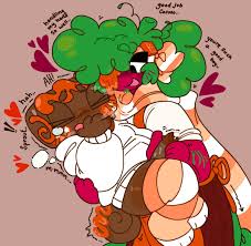 dandys world, dandys world, cosmo (dandys world), sprout (dandys world),  fruitcake (dandys world) - Rule 34 World