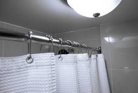 How To Fix A Falling Shower Curtain Rod Shower Curtain Rods Anchor Shower Curtains Curtain Rods