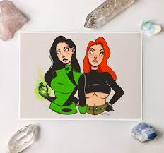 Kim Possible & Shego Print - Etsy