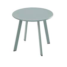 Runder Gartencouchtisch Aus Metall In Grun Garten Couch Wohnzimmertische Tisch