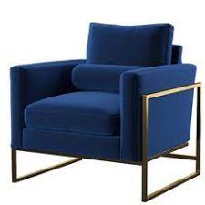 Allmodern Lark 84 Square Arm Sofa Blue Velvet Chairs Club Chair Fabric Club Chairs