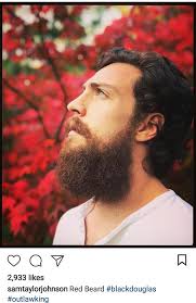 Lots of men with brown or blonde hair end up with a red hue in their beard. Trekkiekindtrekker On Twitter Read Beard Dark Hair Black Horse Kind Of Interesting Blackdouglas