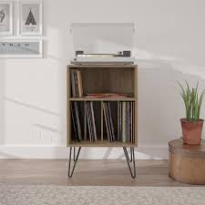 Live phono turntable station turntable stand. Novogratz Concord Turntable Stand Walnut Walmart Com Walmart Com