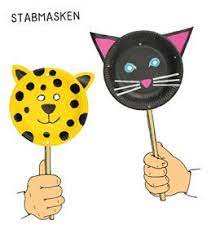 Maybe you would like to learn more about one of these? Witzige Tiermasken Aus Papptellern Basteln Tiermasken Tiermasken Basteln Pappteller